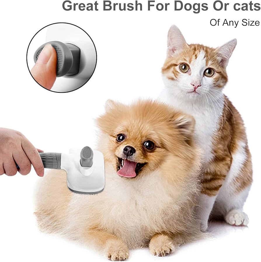 FurEase™ Self-Cleaning Pet Grooming Brush