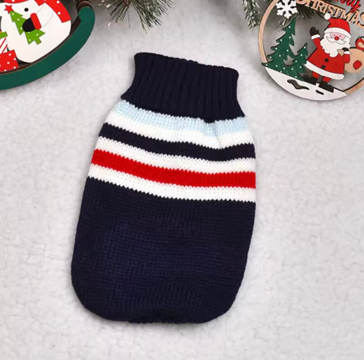Cute Winter Cat Sweater Warm Sphynx Pullover Cozy Pet Clothes for Cats
