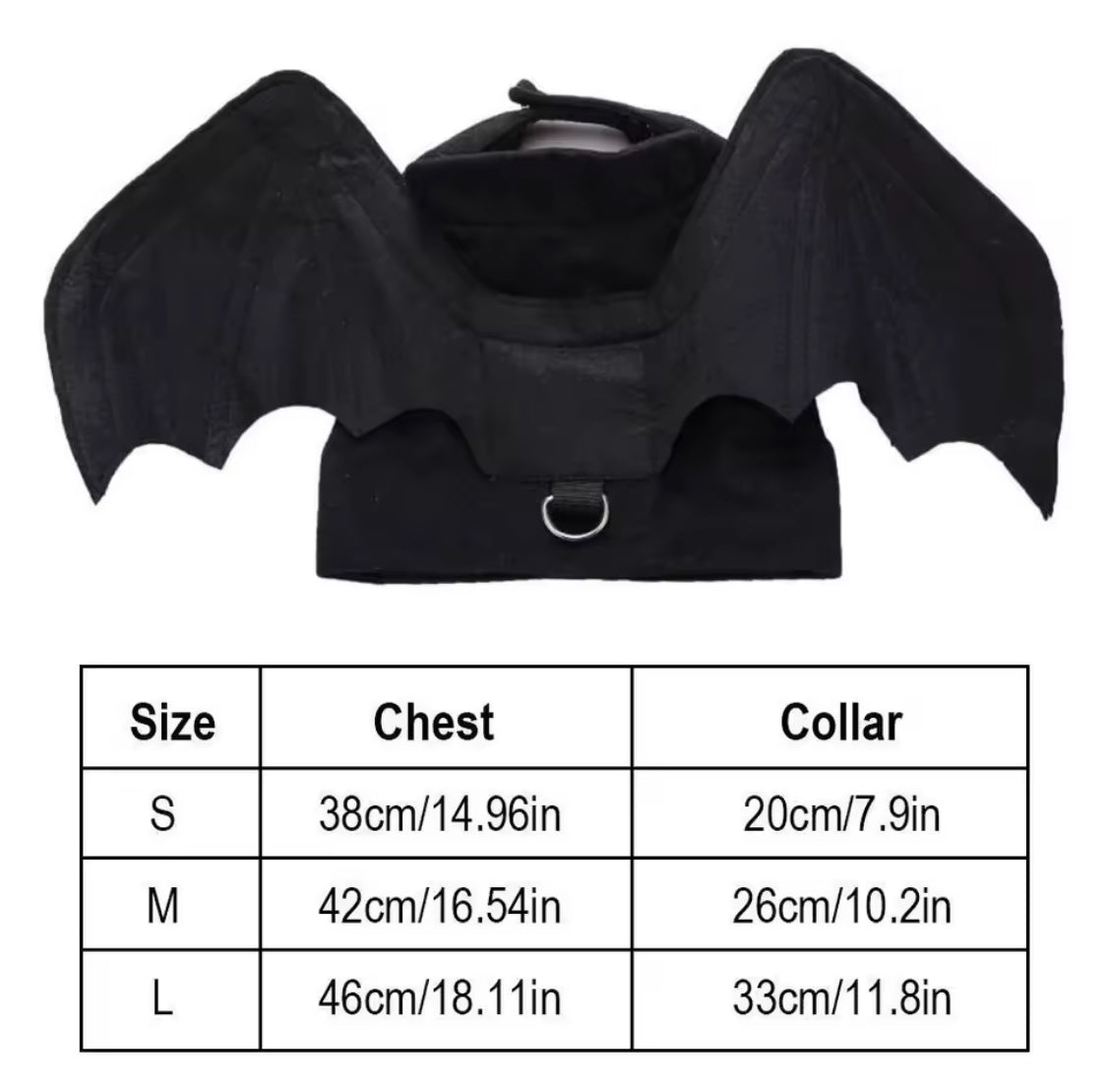 Halloween Bat Wings for Dogs  Cute Pet Costume Small, Medium, Large