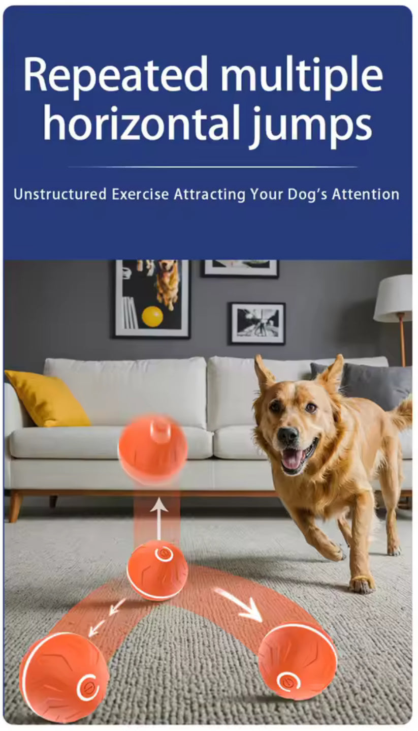 Xiaomi Smart Gravity Bounce Ball Interactive Dog Toy Ball with Auto Jumping & Rolling – Long Battery Life