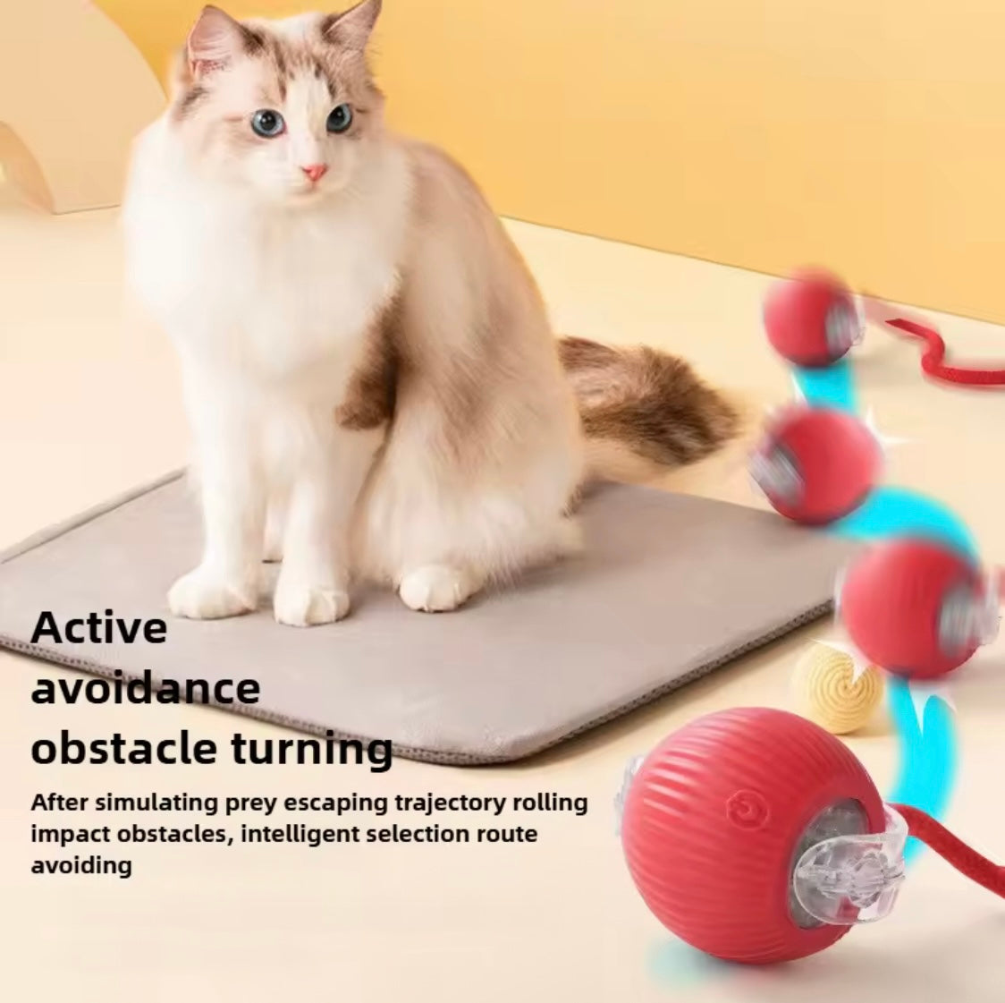 Smart Rechargeable Cat Toy Ball