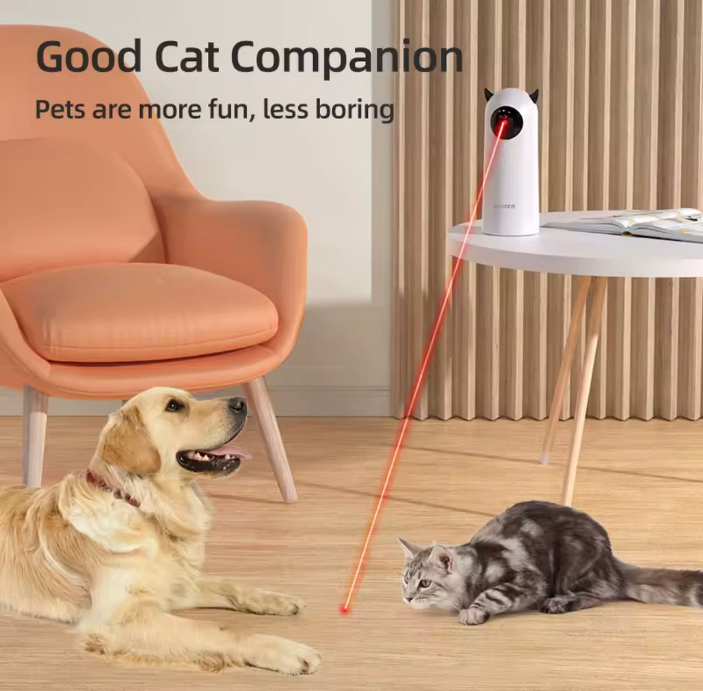 ROJECO Smart LED Cat Laser Toy – Handheld Interactive Teaser