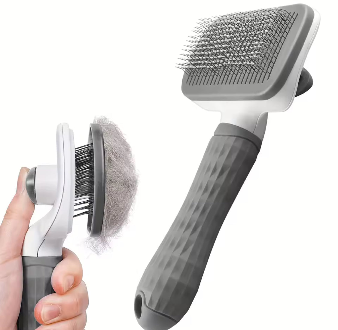 Self-Cleaning Pet Hair Comb – Cat & Dog Grooming Brush
