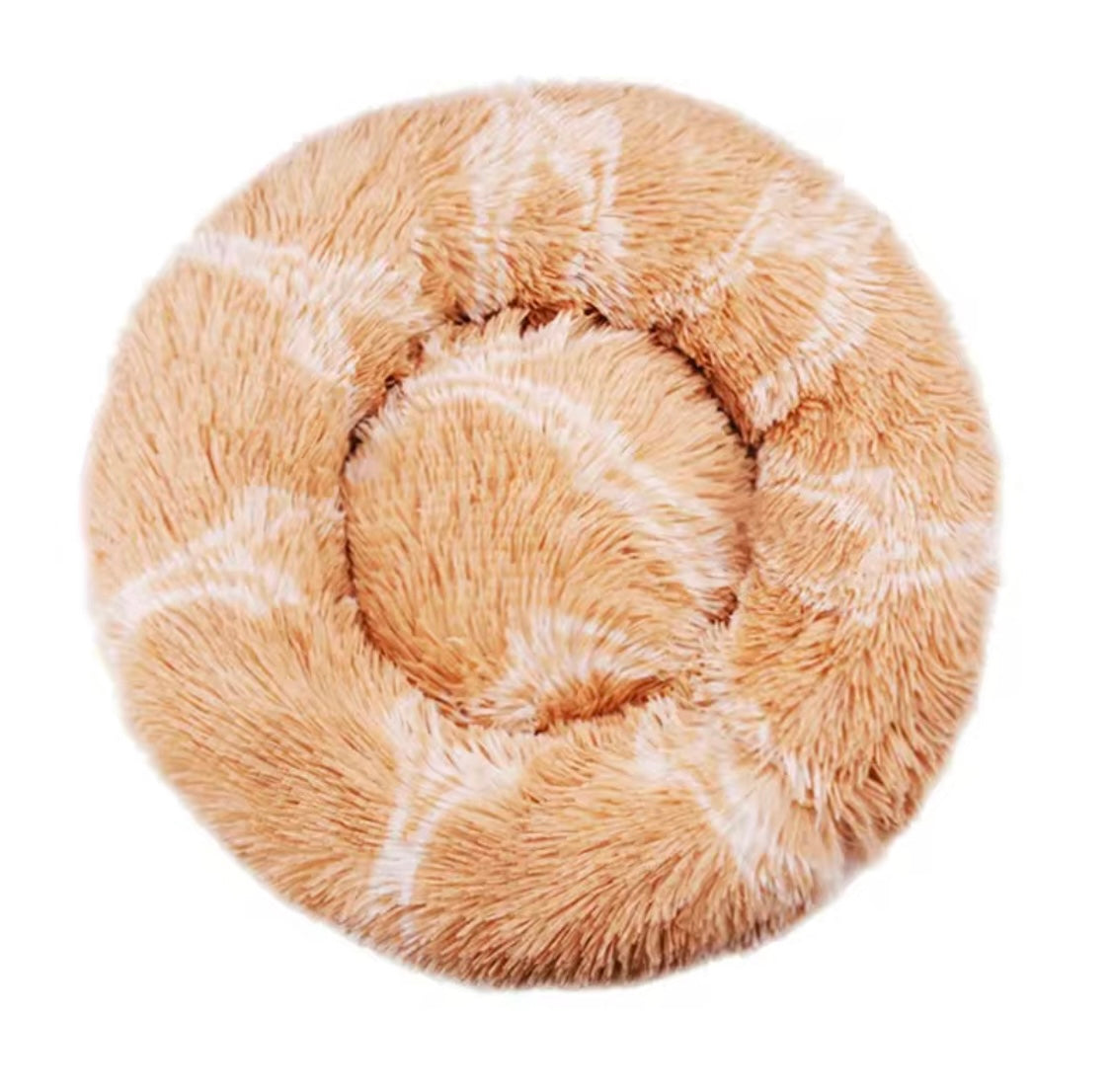 Round Plush Pet Bed | Super Soft Dog & Cat Sleeping Bed