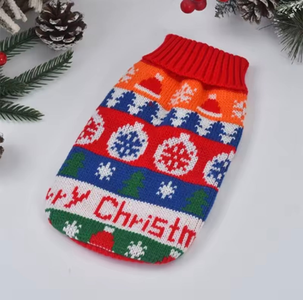 Cute Winter Cat Sweater Warm Sphynx Pullover Cozy Pet Clothes for Cats