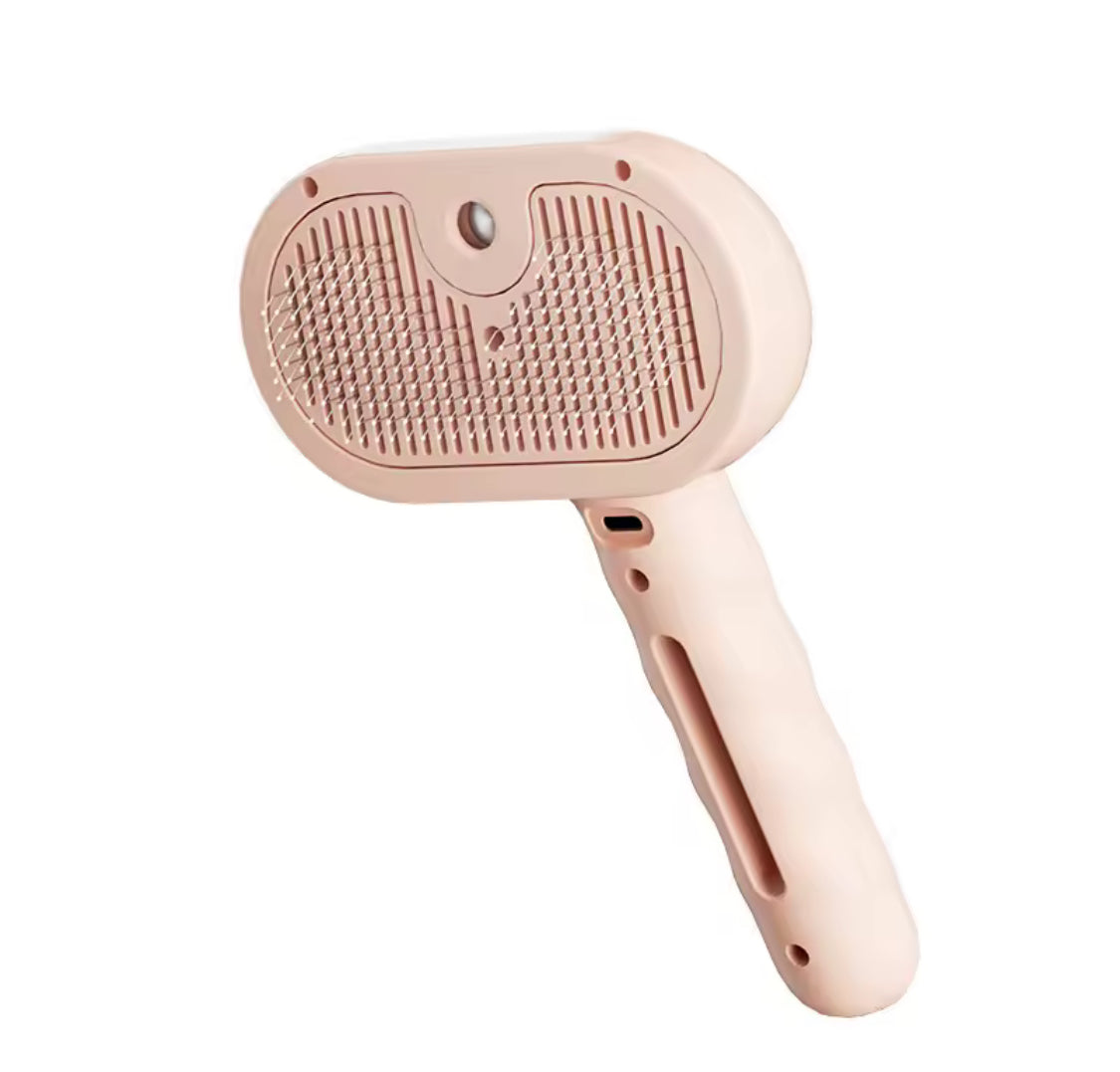 Dog Steam Massage Brush | Pet Hair Removal & Grooming Comb