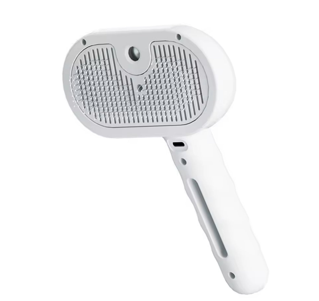 3-in-1 Cat Steam Brush | Pet Hair Grooming & Cleaning Comb