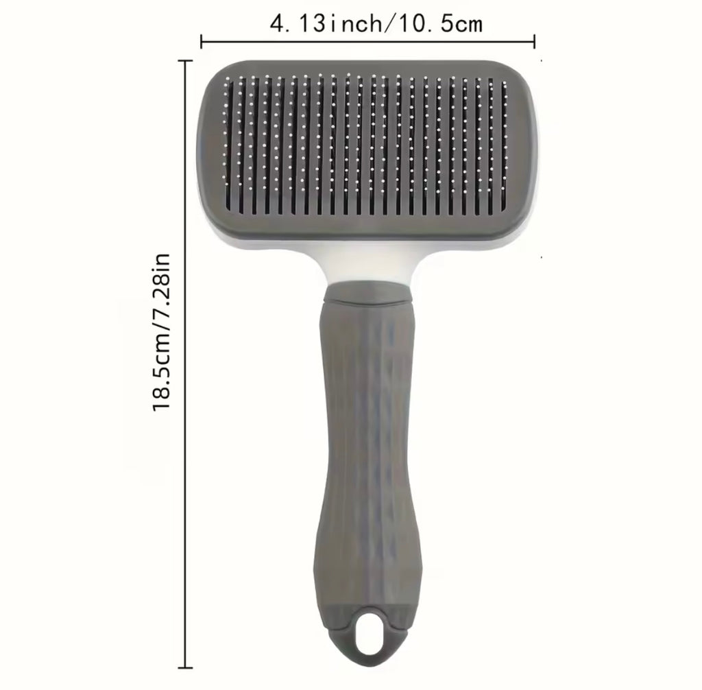 Self-Cleaning Pet Hair Comb – Cat & Dog Grooming Brush