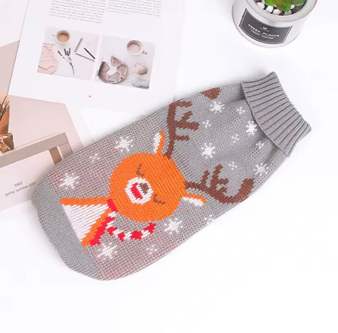 Cute Winter Cat Sweater Warm Sphynx Pullover Cozy Pet Clothes for Cats