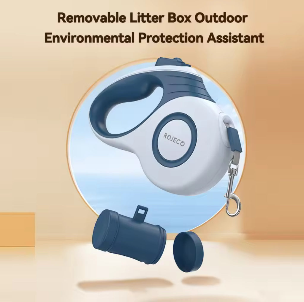 ROJECO Retractable Dog Leash – 3M/5M Extendable Lead