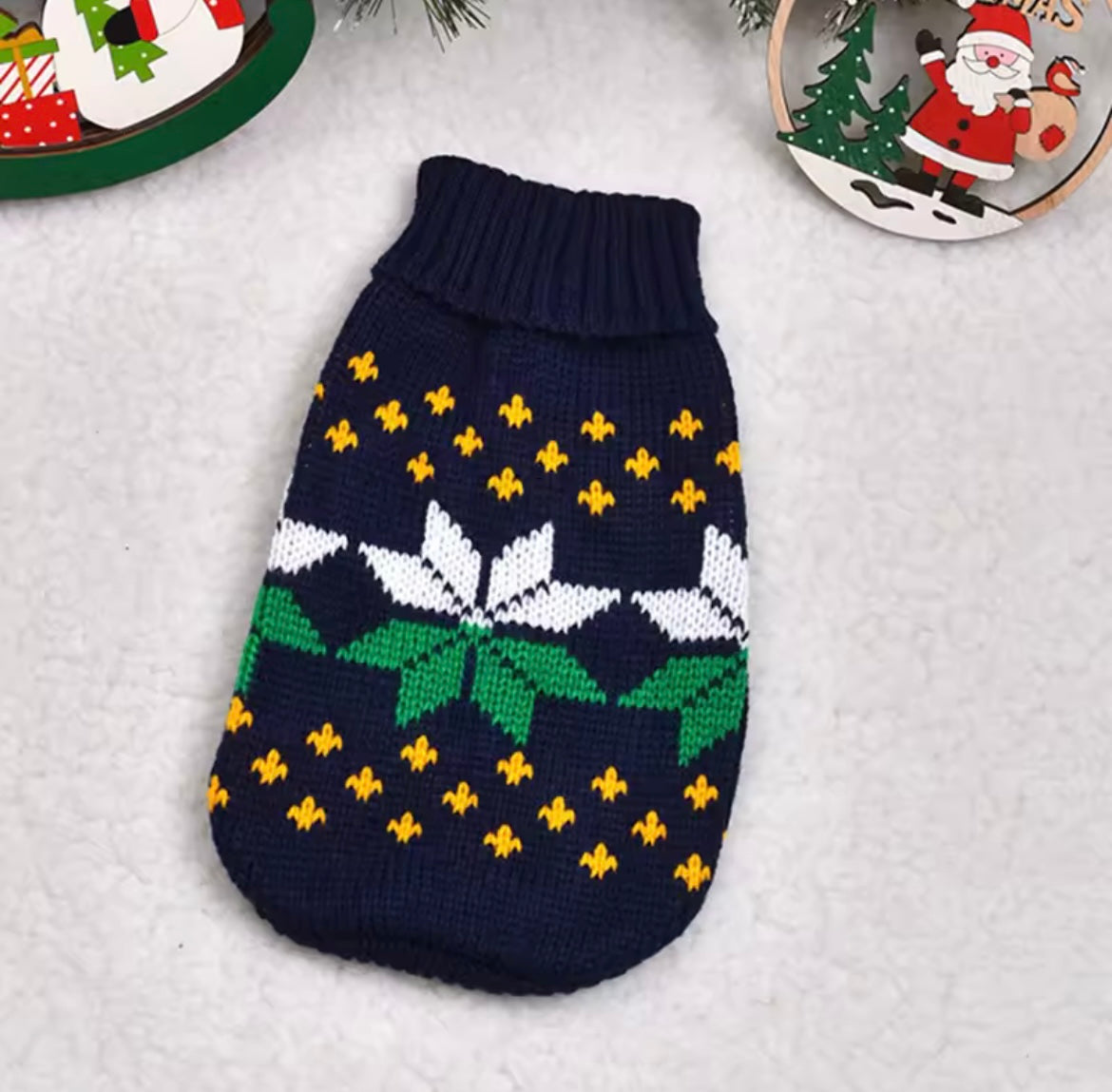 Cute Winter Cat Sweater Warm Sphynx Pullover Cozy Pet Clothes for Cats