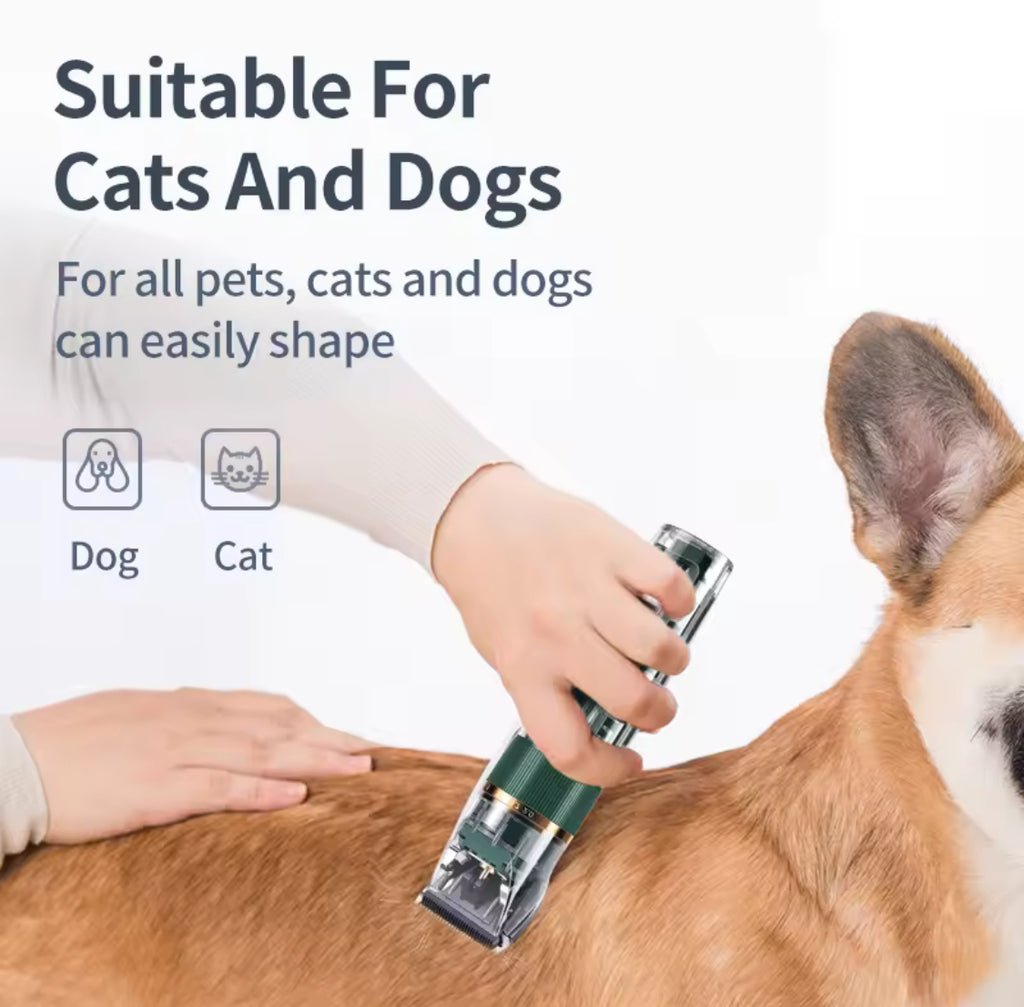 ROJECO Pet Hair Trimmer – Electric Dog & Cat Clippers