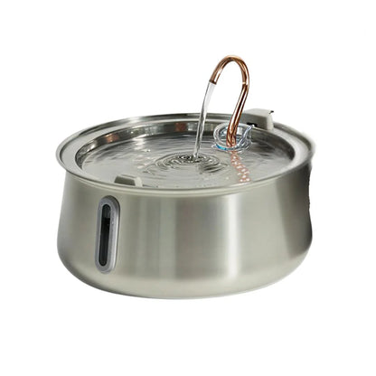 FreshFlow Stainless Steel Cat Water Fountain