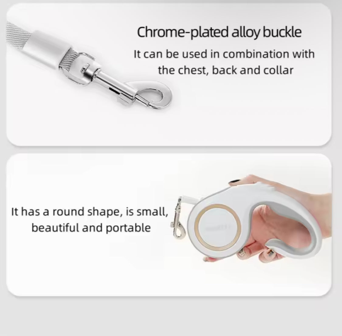 Tangle-Free Retractable Dog Leash | 3M/5M Auto Reel for Pets