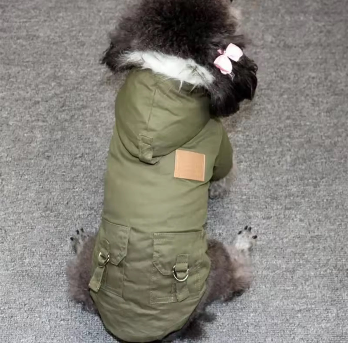 Warm Winter Dog Coat Thick Hoodie for Small & Medium Dogs