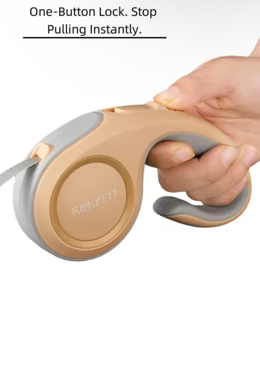 Tangle-Free Retractable Dog Leash | 3M/5M Auto Reel for Pets