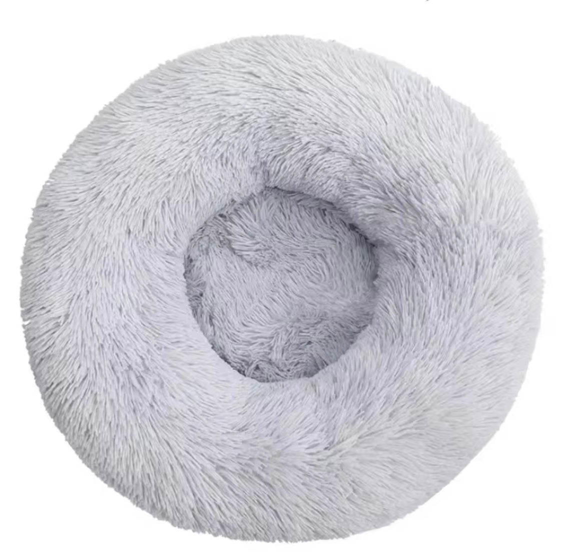 Round Plush Pet Bed | Super Soft Dog & Cat Sleeping Bed