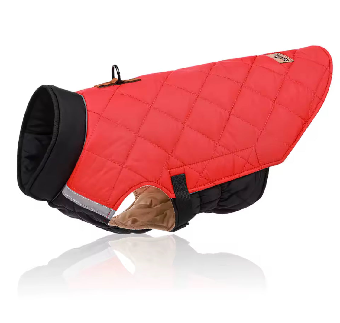 Winter Reflective Dog Coat Warm Thick Cotton Jacket for Pets