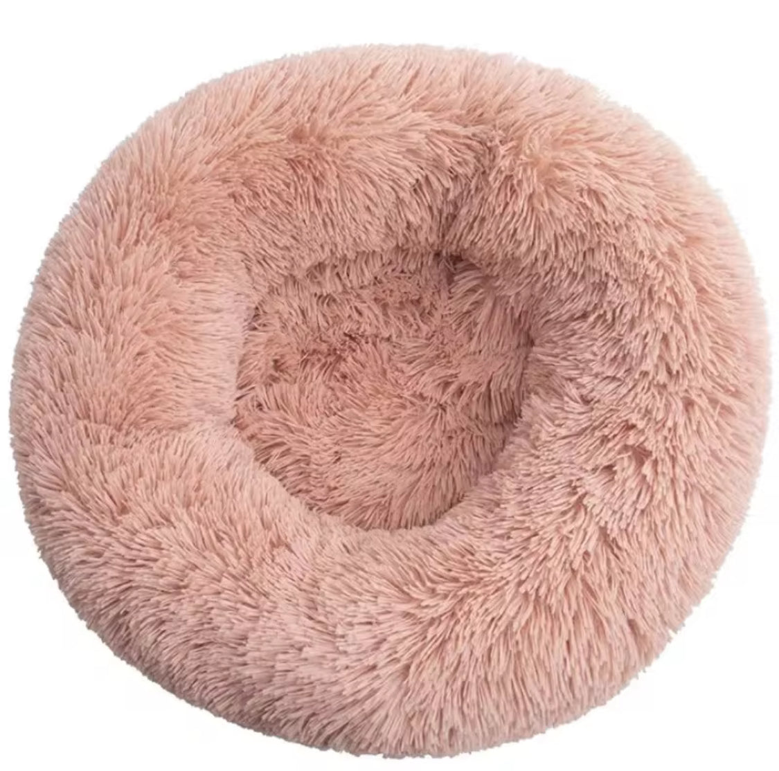 Round Plush Pet Bed | Super Soft Dog & Cat Sleeping Bed