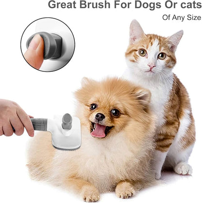 FurEase™ Self-Cleaning Pet Grooming Brush