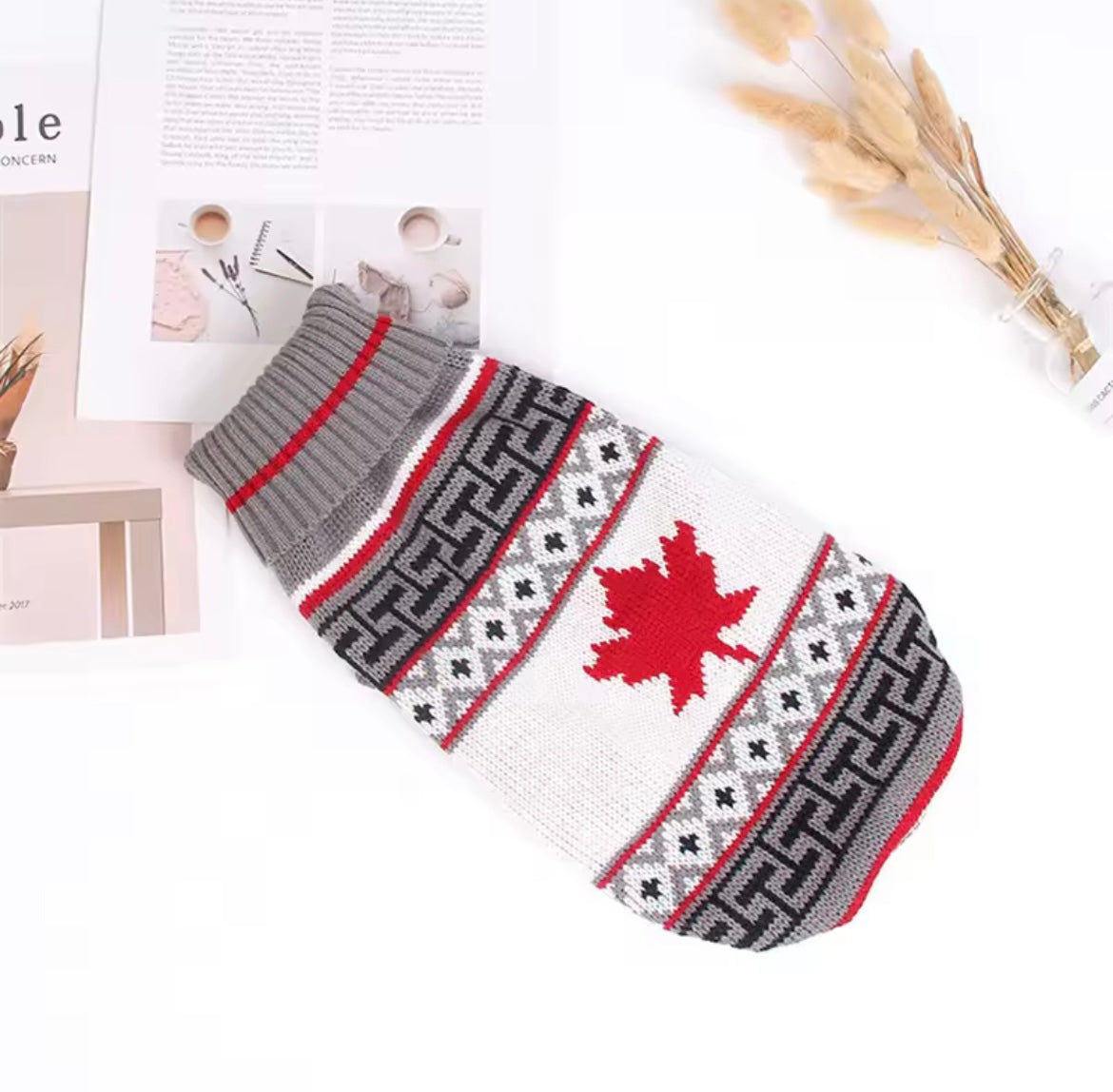 Cute Winter Cat Sweater Warm Sphynx Pullover Cozy Pet Clothes for Cats