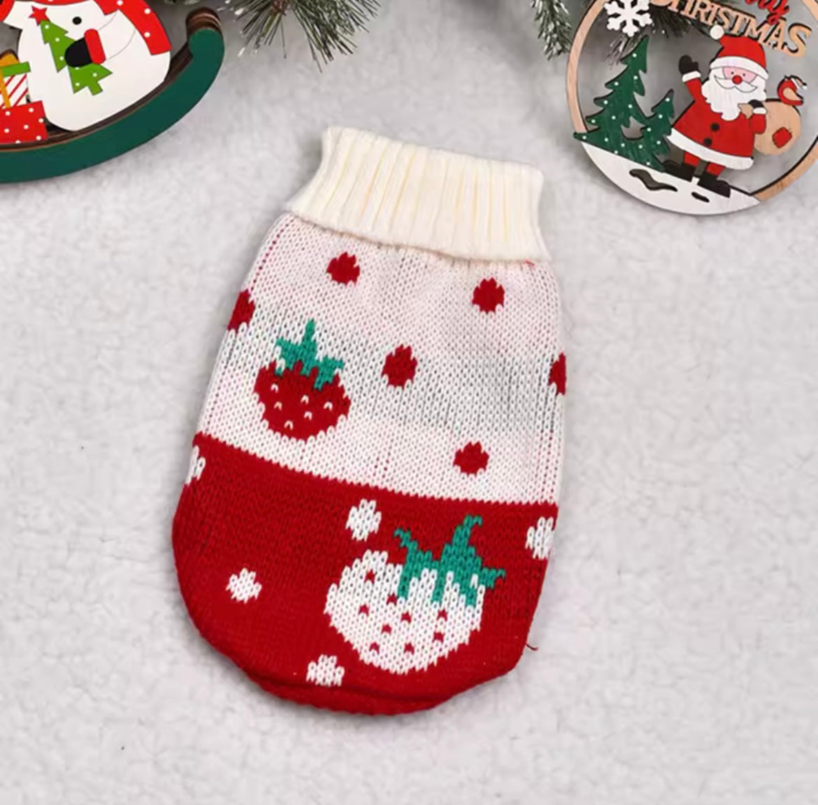 Cute Winter Cat Sweater Warm Sphynx Pullover Cozy Pet Clothes for Cats