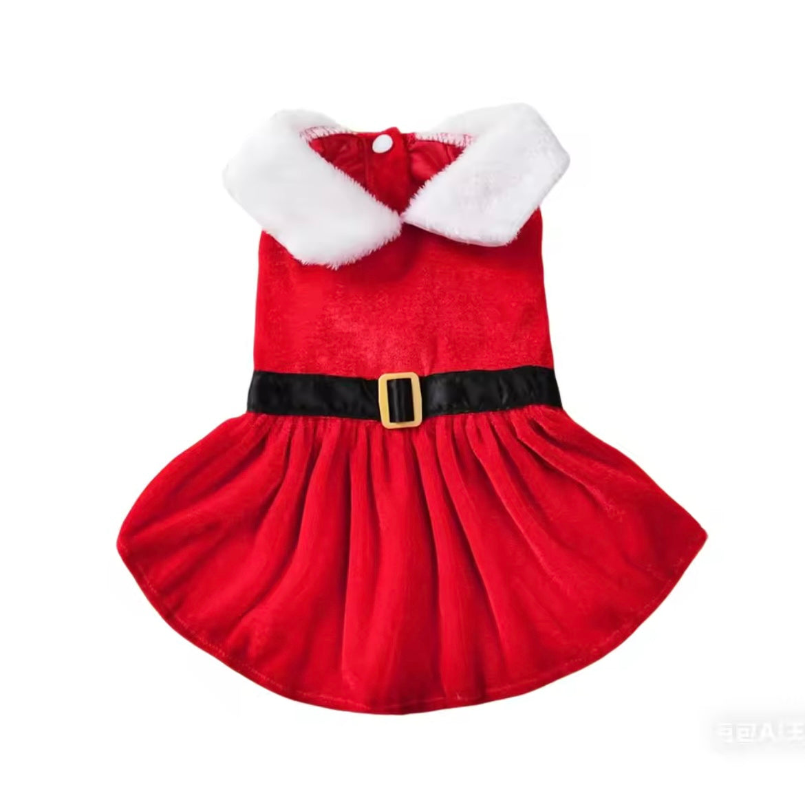 Christmas Pet Dress Santa Red Skirt Outfit for Cats Dogs Chihuahua
