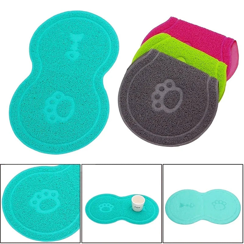 Waterproof Pet Feeding Mat  Bowl Pad for Dogs & Cats