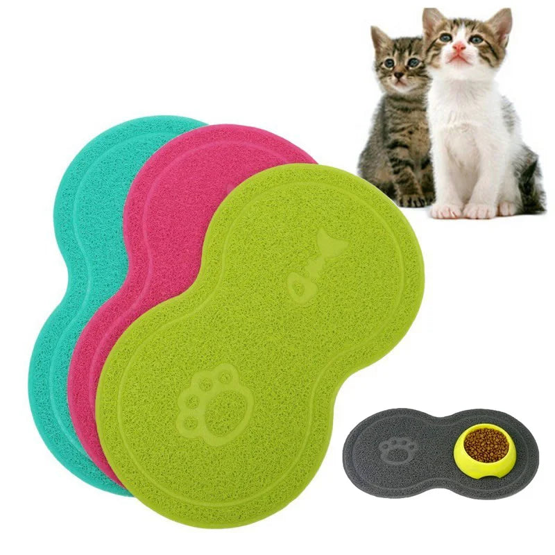 Waterproof Pet Feeding Mat  Bowl Pad for Dogs & Cats