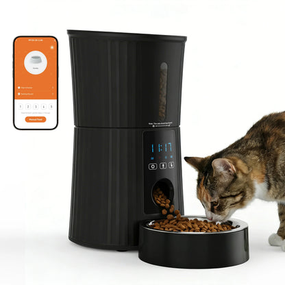 4L WiFi Smart Pet Feeder App Controlled Automatic Feeder