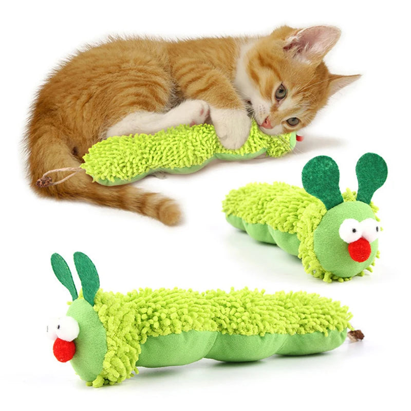 Interactive Cat Plush Toy Scratch & Bite-Resistant Pet Toy