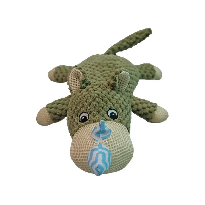 Plush Dog Toy for Large Dogs Durable Squeaky Chew Toy