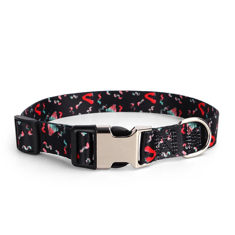 Personalized Nylon Dog Collar with Free Engraved ID Tag