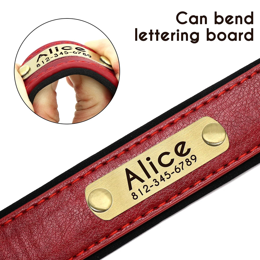 Customized Leather Dog Collar