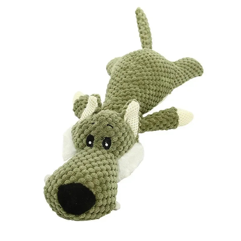 Plush Dog Toy for Large Dogs Durable Squeaky Chew Toy