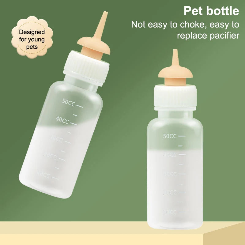 Mini Silicone Pet Feeding Nipple Newborn Cat & Small Animal Feeder