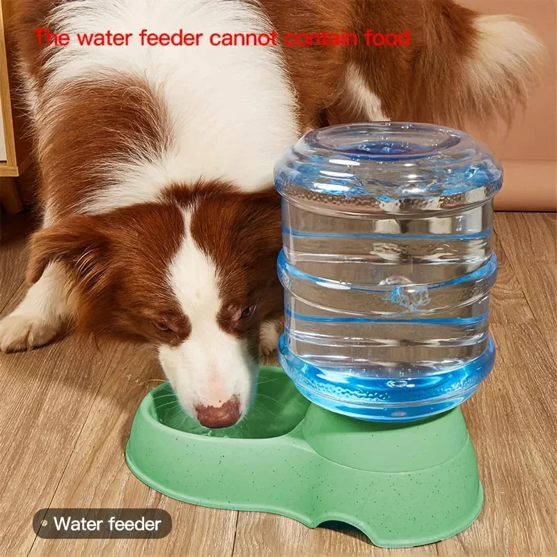 Automatic Pet Water & Food Feeder Large Capacity Dog & Cat Bowl