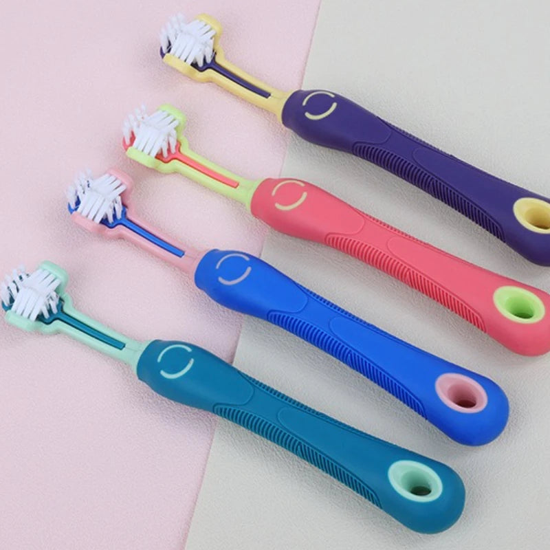 Pet Dental Care Kit Dog & Cat Toothbrush for Plaque Removal