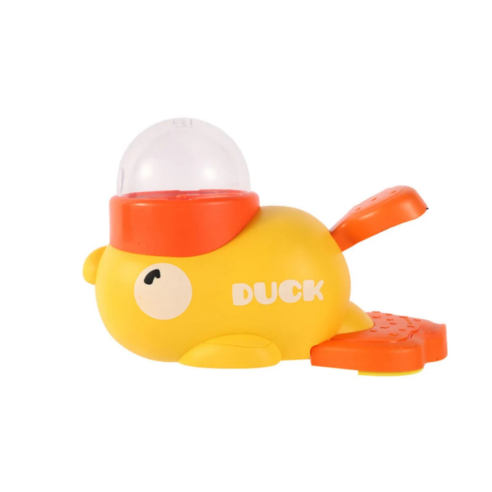 Automatic Dog & Cat Snack Feeder Cartoon Duck Design