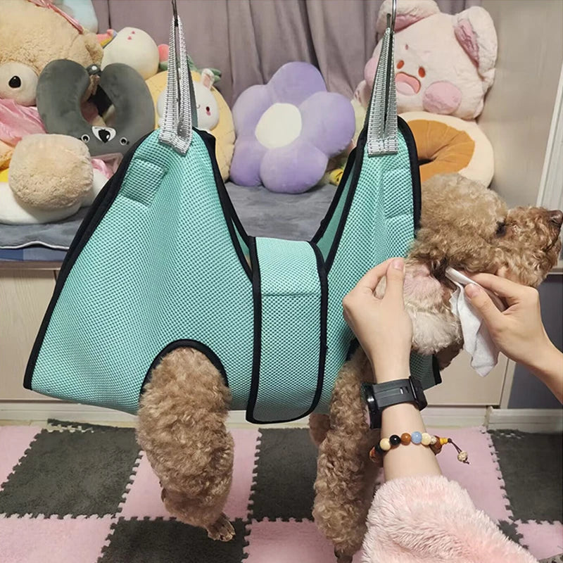 Pet Grooming Hammock Small Dog Nail Trimming Safety Sling