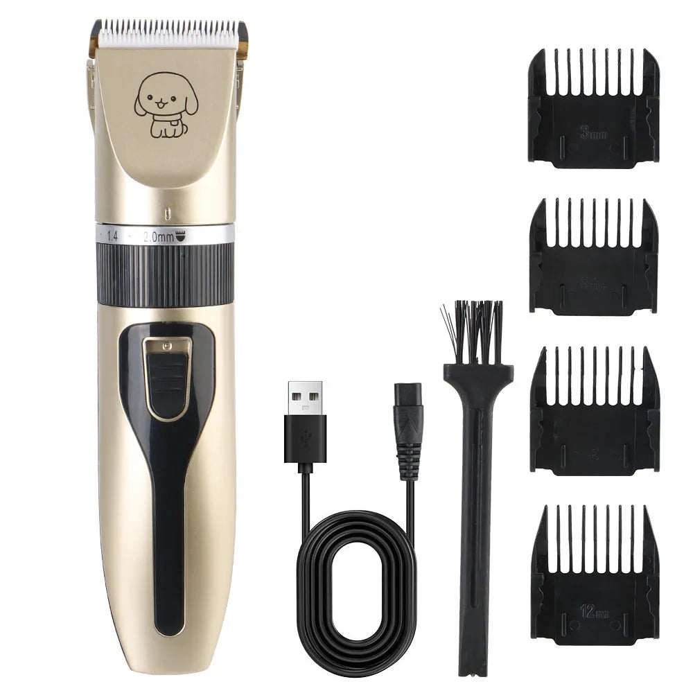 Pet Hair Clipper Electric Grooming Trimmer for Cats, Dogs & Rabbits