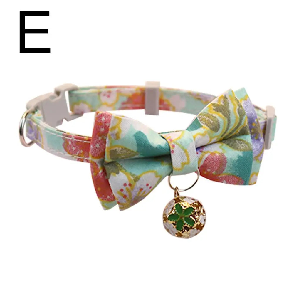Cat & Dog Bowknot Collar Adjustable Bunny Ear Personalized Pet Collar