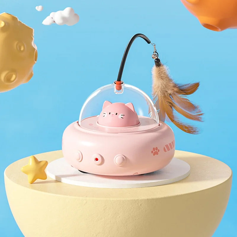 Electric Hanging Cat Toy Interactive Smart Cat Rope Play