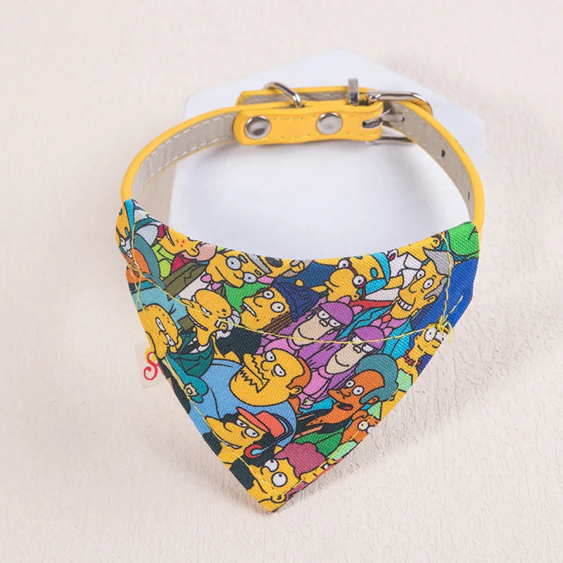 PU Leather Pet Scarf Adjustable Cat & Small Dog Neckerchief