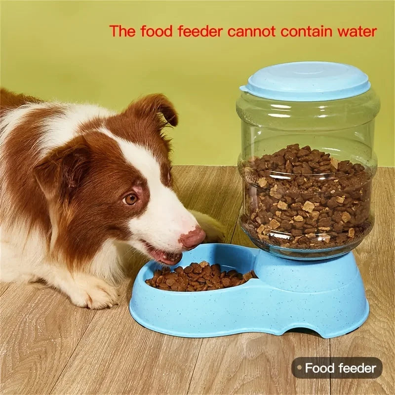 Automatic Pet Water & Food Feeder Large Capacity Dog & Cat Bowl