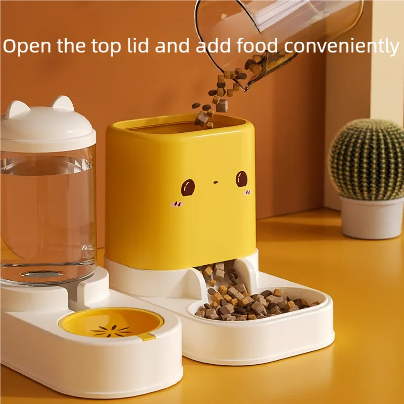 Automatic Pet Feeder & Water Dispenser | Large Capacity for Dogs & Cats