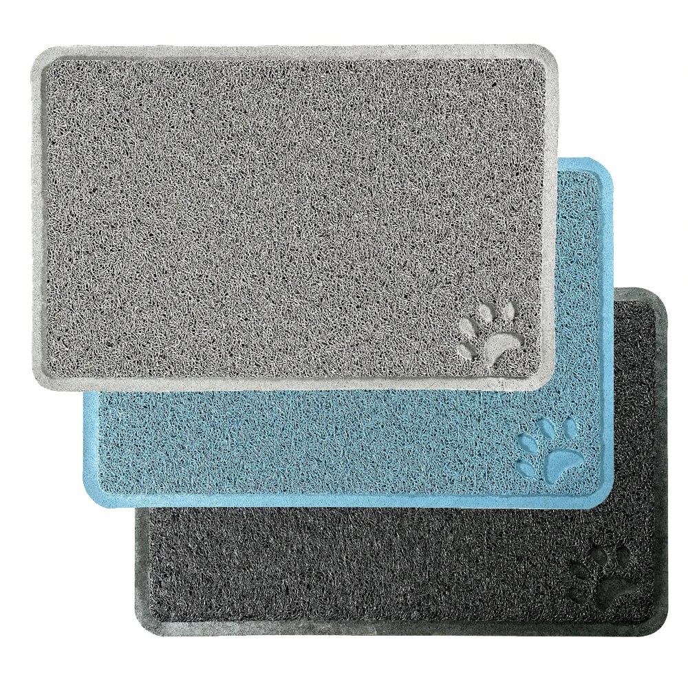 Large Non-Slip Pet Feeding Mat Waterproof Mat for Cats & Dogs