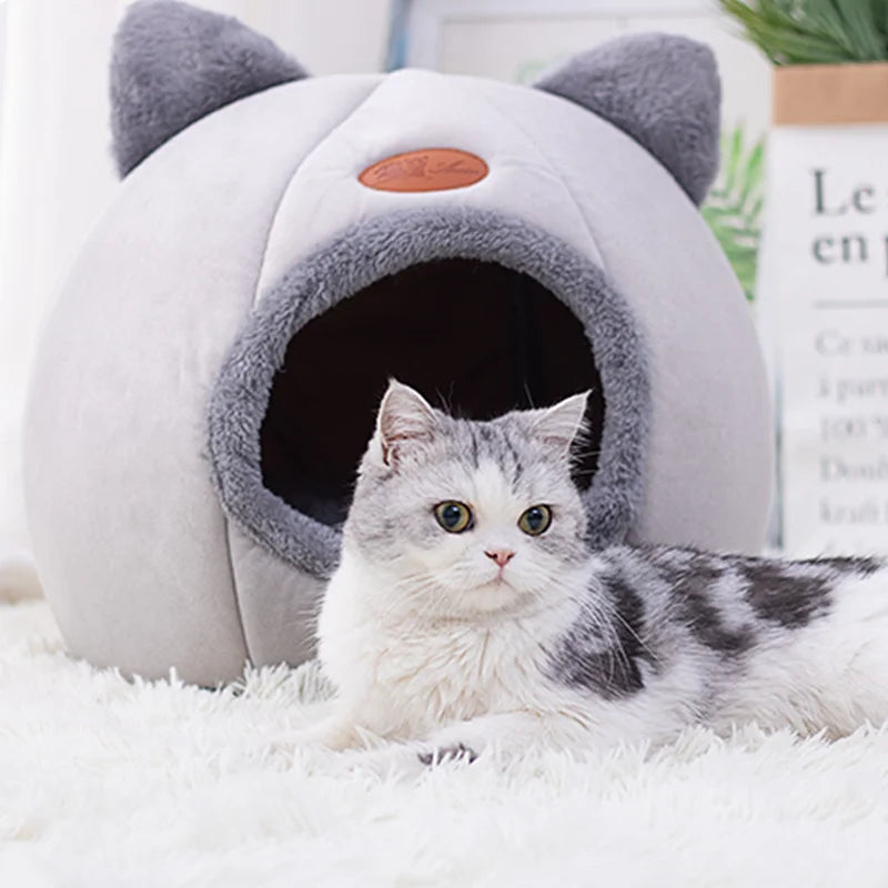 Waterproof Cat Bed Soft Thickened Pet Nest for Cats & Dogs