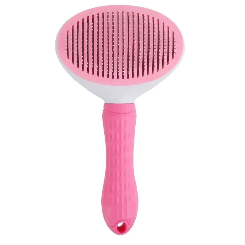 Self-Cleaning Pet Brush Dog & Cat Grooming Dematting Comb