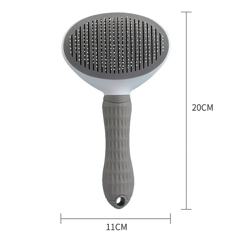 Pet Hair Brush & Comb Grooming Tool for Dogs & Cats
